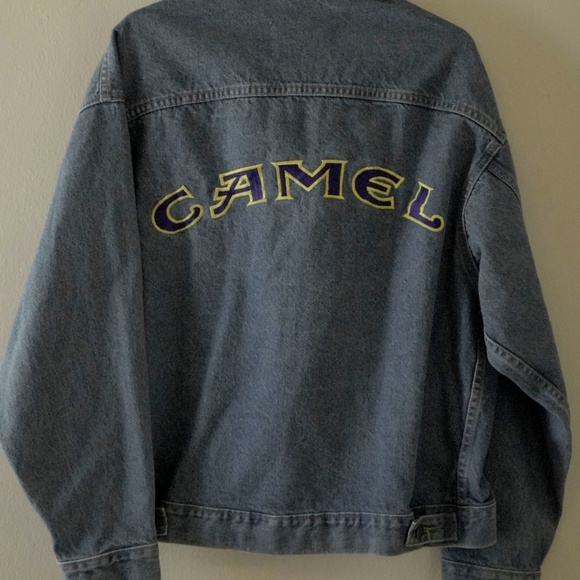 camel jean jacket